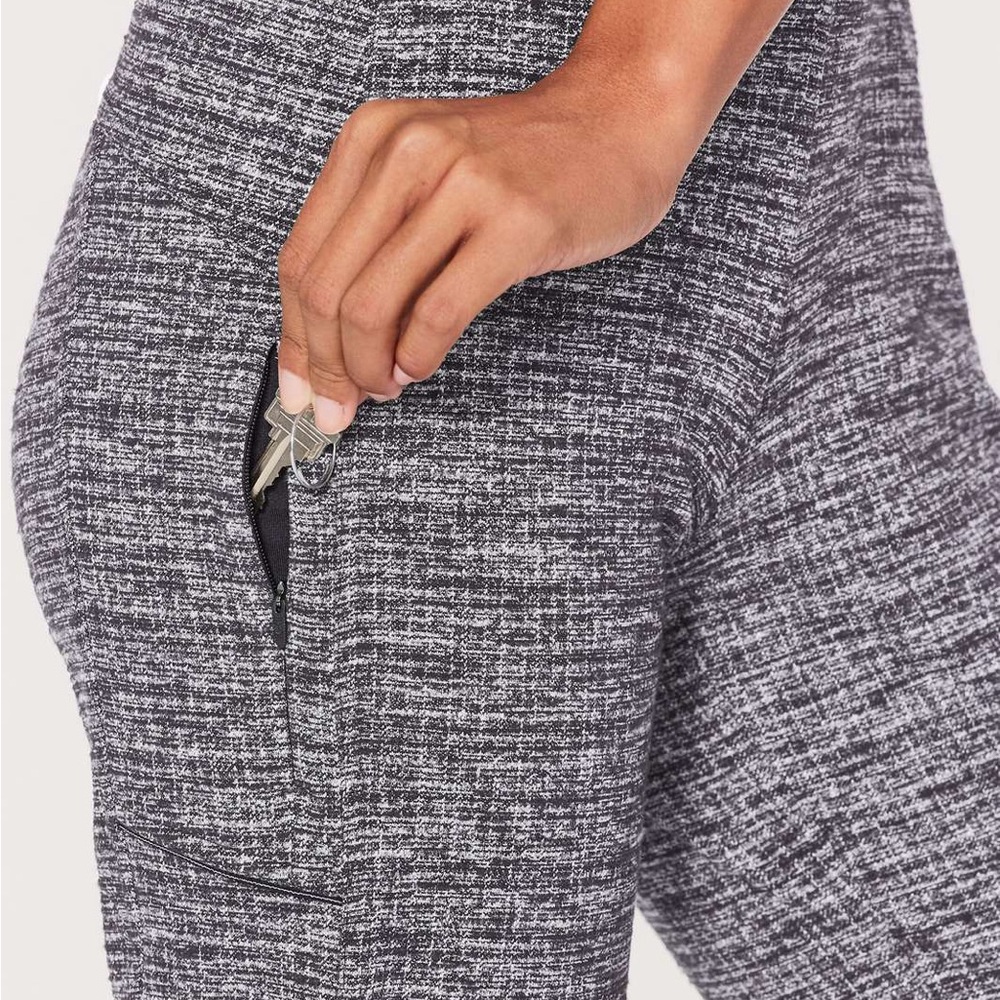 Lululemon Athletica Gray Patterned Leggings